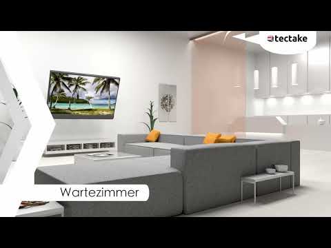 Support Mural TV TecTake 32-100 Pouces - Capacité 120kg - Ultra Plat 2,3cm - VESA 50x50 à 600x400