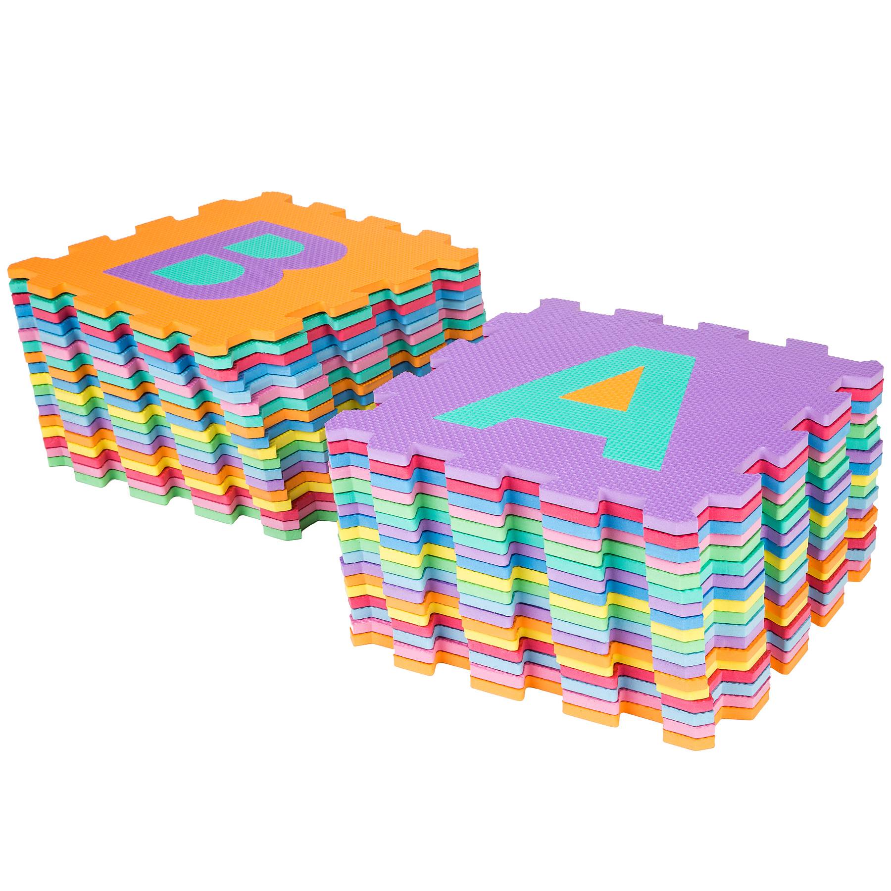 Chicco Tapis Puzzle Chiffres – 6 Dalles 31x31 Cm – Mousse EVA – Lavable, Sans Formamide – Dès 0 Mois