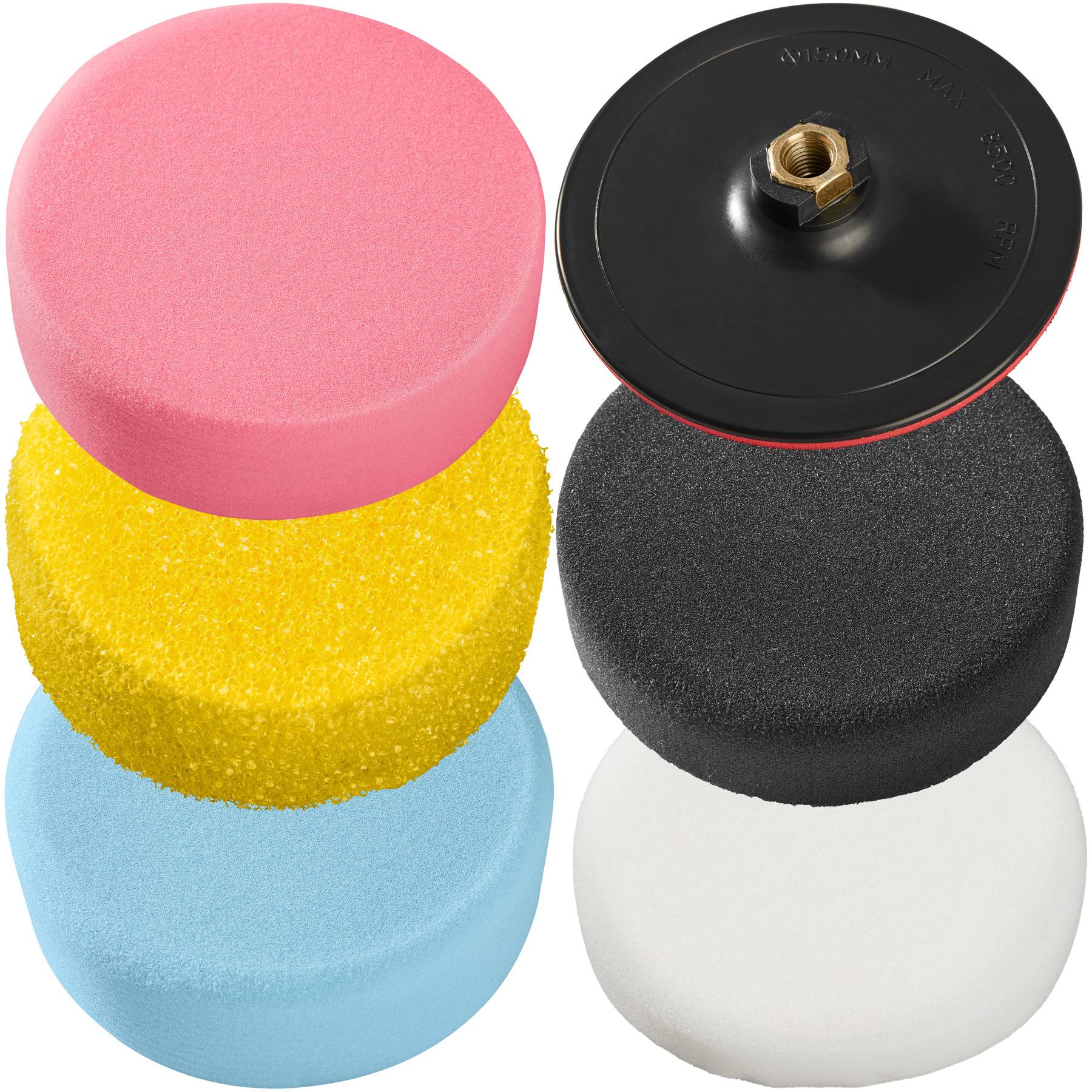 Set D ponges De Polissage 5 ponges De Polissage 150 Mm La Structure set-d-ponges-de-polissage-5-ponges-de-polissage-150-mm-la-structure