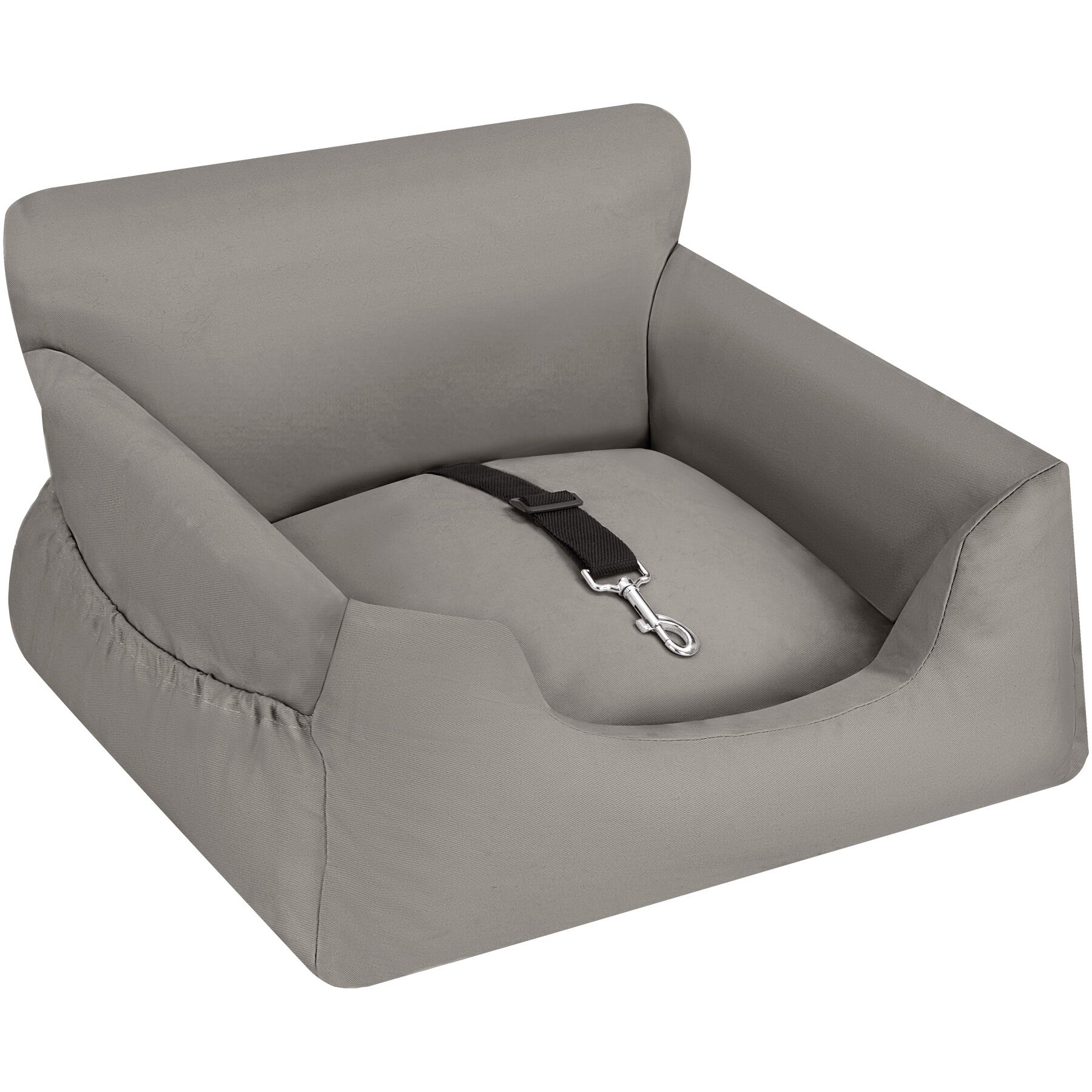 Siège Auto Pour Chien Convertible Et Lavable – Pour Chiens Jusqu'à 11 Kg, Avec Ceinture De Sécurité Et Fond Antidérapant - 4