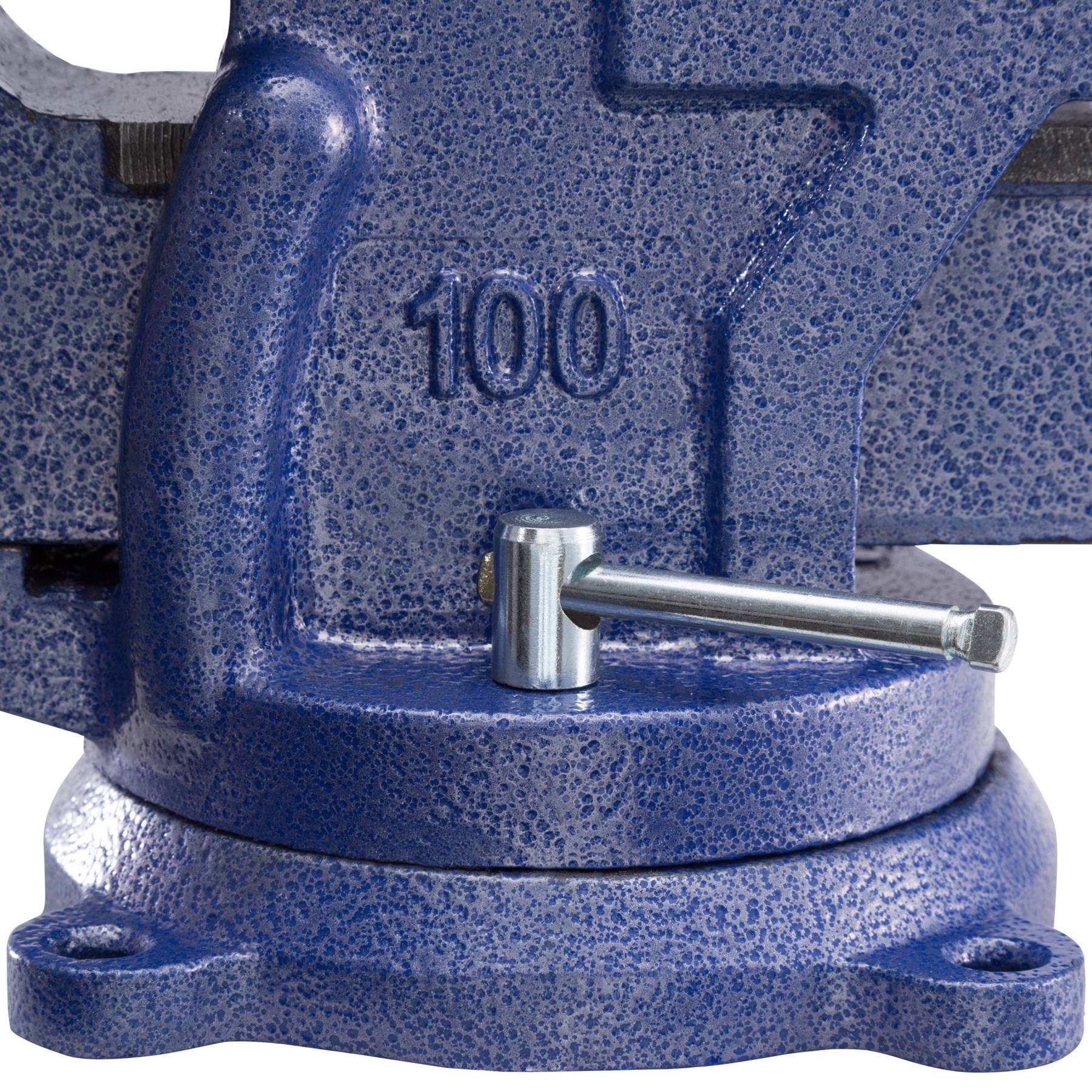 Xpotool – Étau d'atelier Heavy Duty 150 mm – Mâchoire de serrage pour usinage de pièces longues – Enclume intégrée pour martelage et poinçonnage