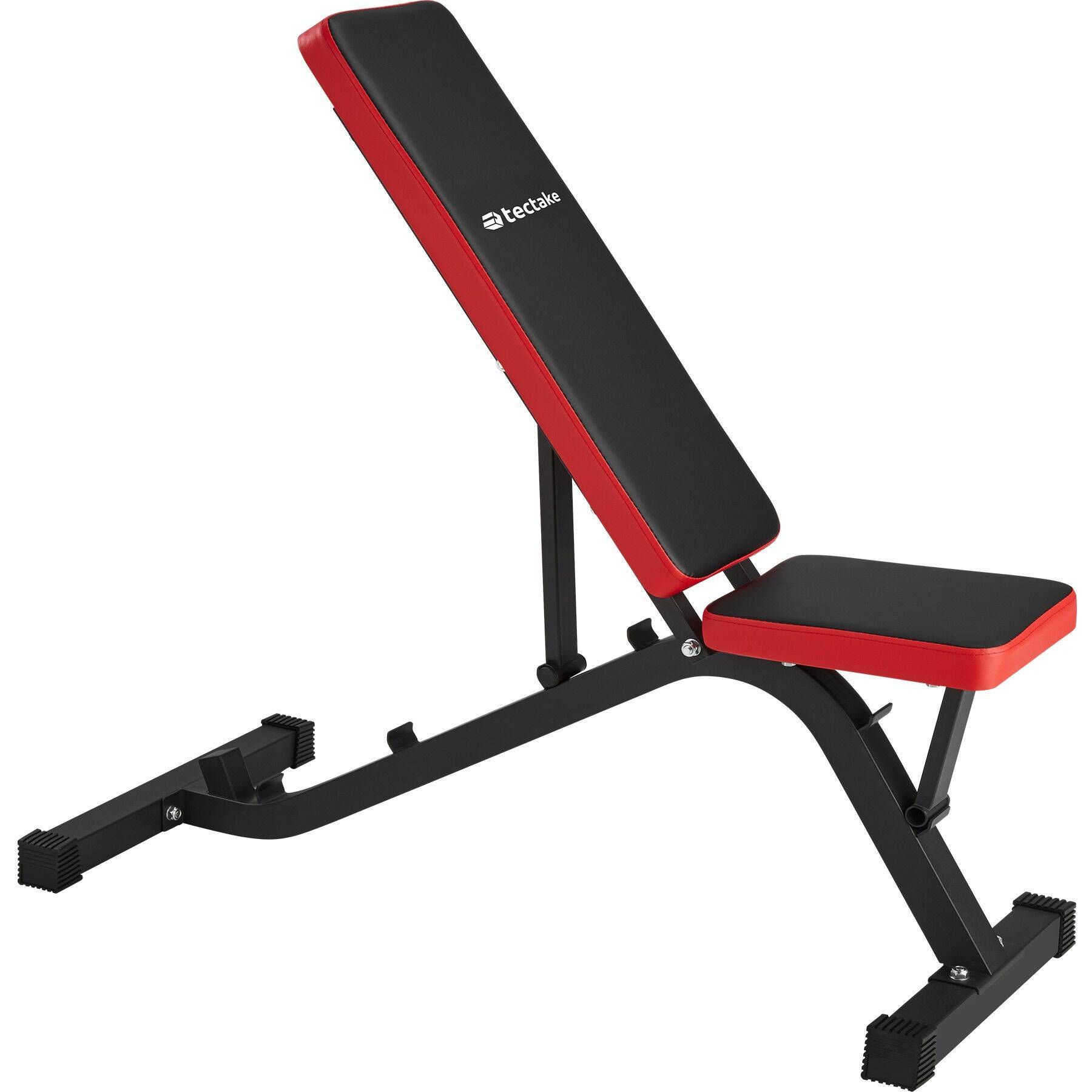 tectake® Banc de Musculation Pliable avec support pour haltères tectake® Banc de Musculation Pliable avec support pour haltères