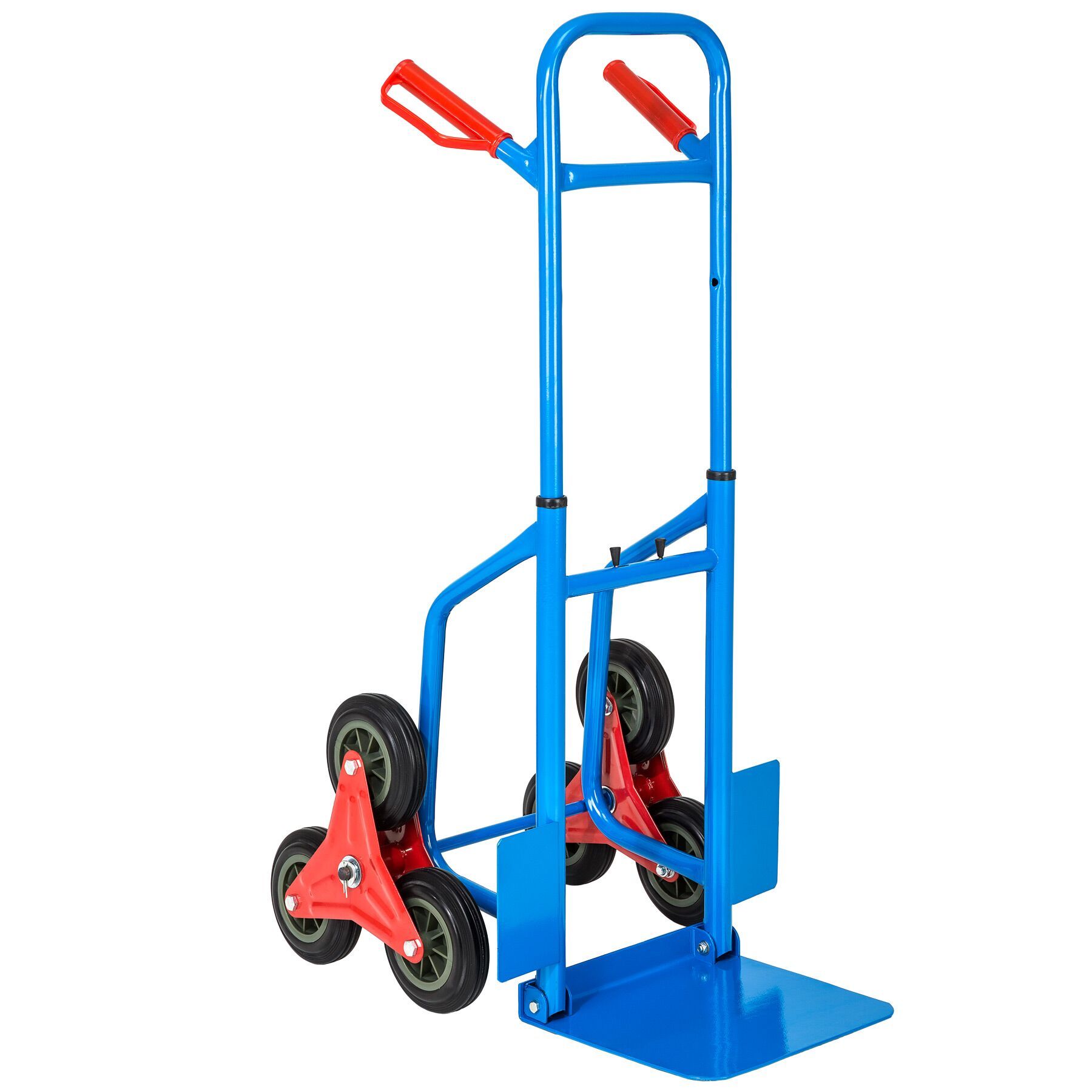 Diable Monte Escalier Pliable 300kg - Acier Renforcé OXEO Avec Roues Triangle Et Plateau Rabattable