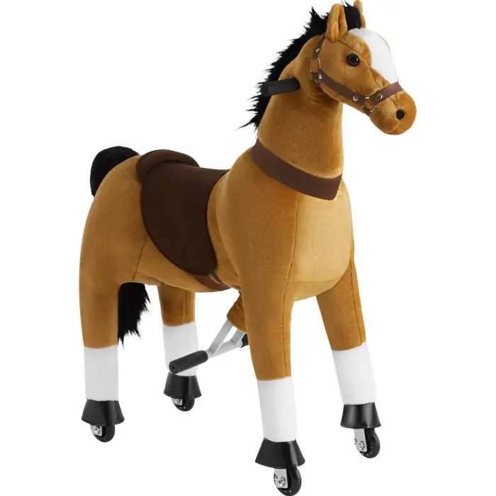 Cheval à bascule sur roulettes