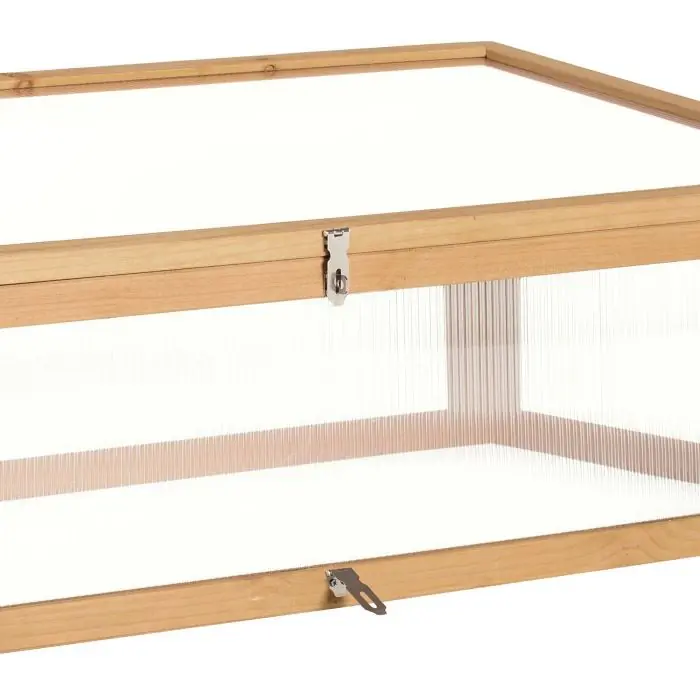 TecTake® ini Serre de Jardin Châssis en Bois et Polycarbonate pour