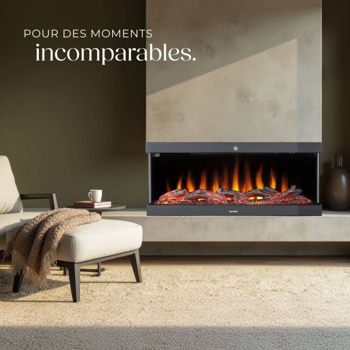 Cheminée électrique murale décorative LUCIANO acheter en ligne
