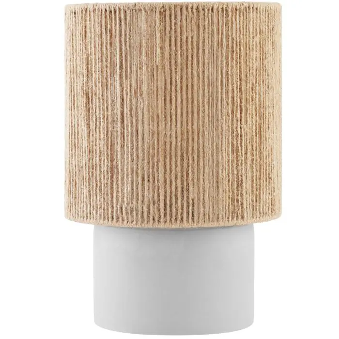 Lampe de chevet en jute style bohème KLEA