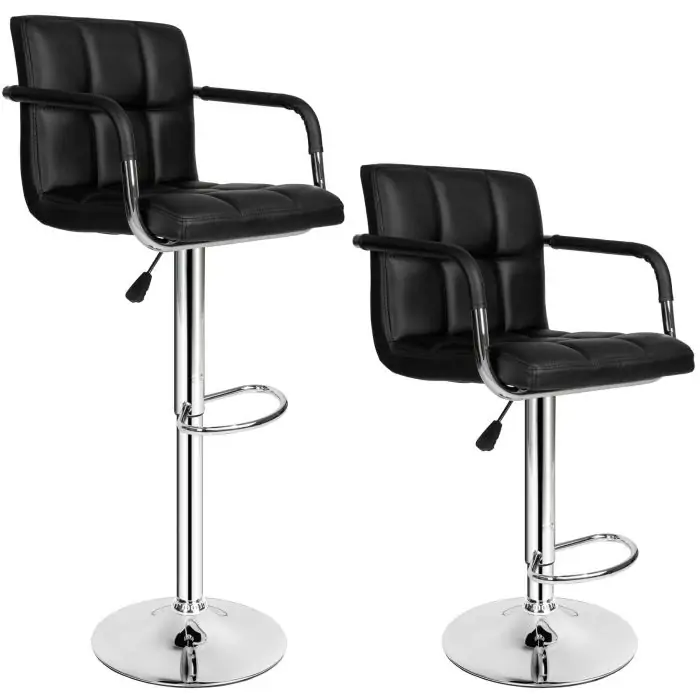 Lot de 2 tabourets de bar HARALD