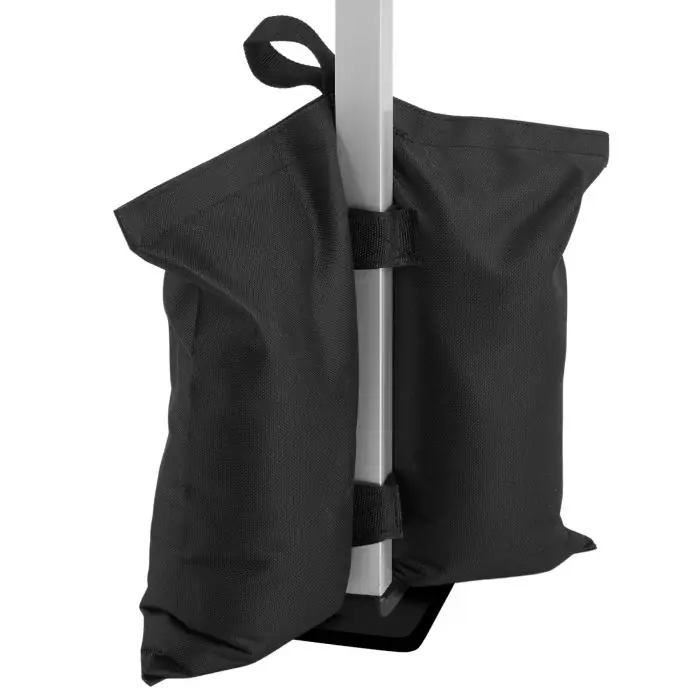 TecTake Lot De 4 Sacs De Poids Pour Tonnelle – Saborra 8 Kg Chacun – Stabilisateur Pavillon & Tente Jardin – Remplissage Sable/Gravier