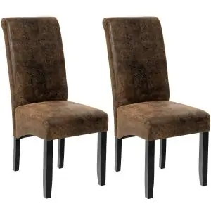 Chaise aspect cuir