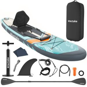 Planche de stand-up paddle 2 en 1 gonflable kit complet