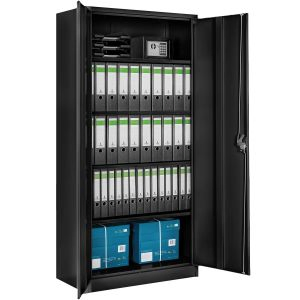 Armoire de classement Blain avec 5 &eacute;tag&egrave;res 40x80x180cm