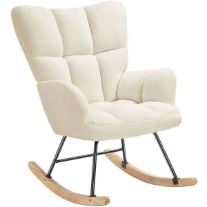 Fauteuil &agrave; bascule TORVE rembourr&eacute;