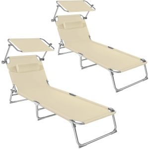 Lot de 2 transats CHLOE