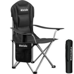Chaise de camping rembourr&eacute;e pliable MTX