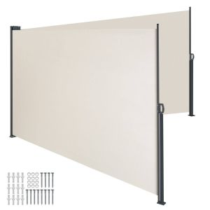 Store lat&eacute;ral double extensible avec m&eacute;canisme d'enroulement